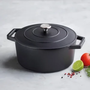 Cocotte ronde en fonte - noir*Sauter Online