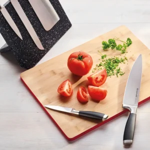 Couperet de cuisine en acier inoxydable avec manche soft touch*Brandt Fashion