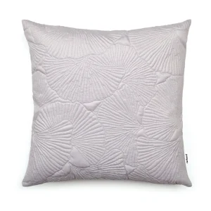 Coussin fleur embossé - Taupe*Cacharel Clearance