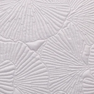 Coussin fleur embossé - Taupe*Cacharel Clearance