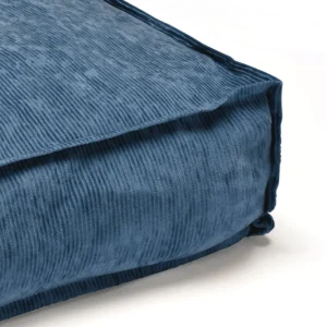 Coussin pour chien velours côtelé - Bleu*Cacharel Online