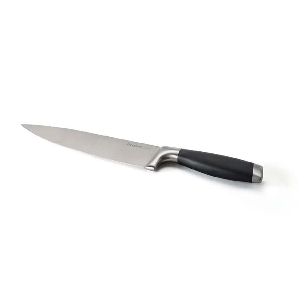 couteau_de_chef_en_acier__1.webp Couteau de chef en acier inoxydable avec manche soft touch*Brandt Hot