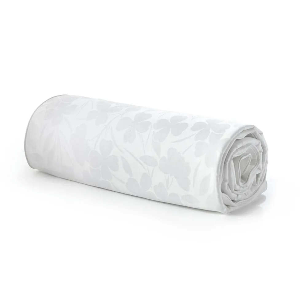 couverture_bb_satin_de_co_0-1.webp Couverture bébé satin de coton tissé Jacquard - Cresson de fontaine Blanc*Ines by Ines de la Fressange Clearance