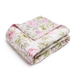 Couvre-lit - Jardin de roses Blanc/vert thym*Cacharel Outlet