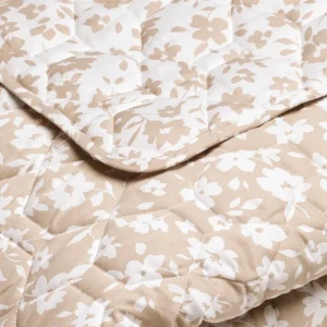 Couvre-lit ultra doux - dessin : Les Yeux de Suzanne Taupe - 180 x 220 cm*Ines by Ines de la Fressange Sale