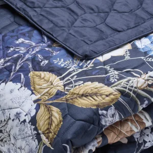 Couvre-lit XL Floraison d'hortensias Bleu - 220 x 250 cm*Rodier Discount