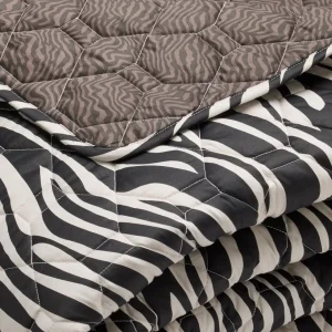 Couvre-lit XL Paradis zébré Noir - 220 x 250 cm*Chevignon Best