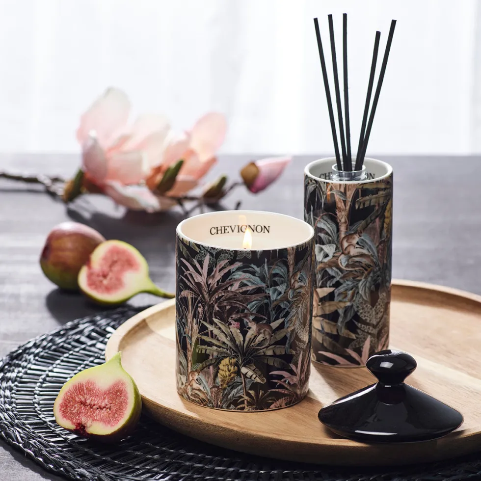 diffuseur_en_porcelaine_j_1-1.webp Diffuseur en porcelaine Jungle monkey - Noir - Figuier - 100 ml*Chevignon Fashion