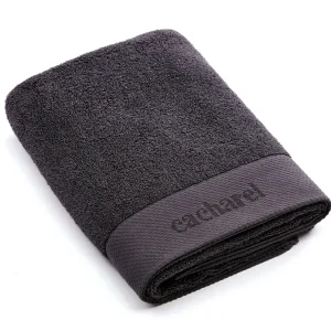 Drap de bain - 70 x 140 cm - Gris foncé*Cacharel Outlet