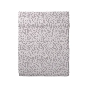 Drap plat satin de coton - Les Yeux de Suzanne Blanc/lavande*Ines by Ines de la Fressange Best