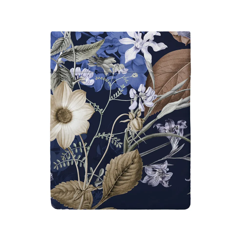 drap_plat_satin_de_coton__0-14.webp Drap plat satin de coton - Floraison d'hortensias Bleu*Rodier Sale