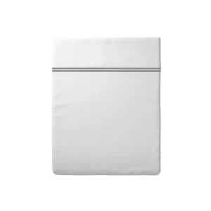 Drap plat satin de coton - Saint-Tropez Gris / Blanc*Chevignon Online
