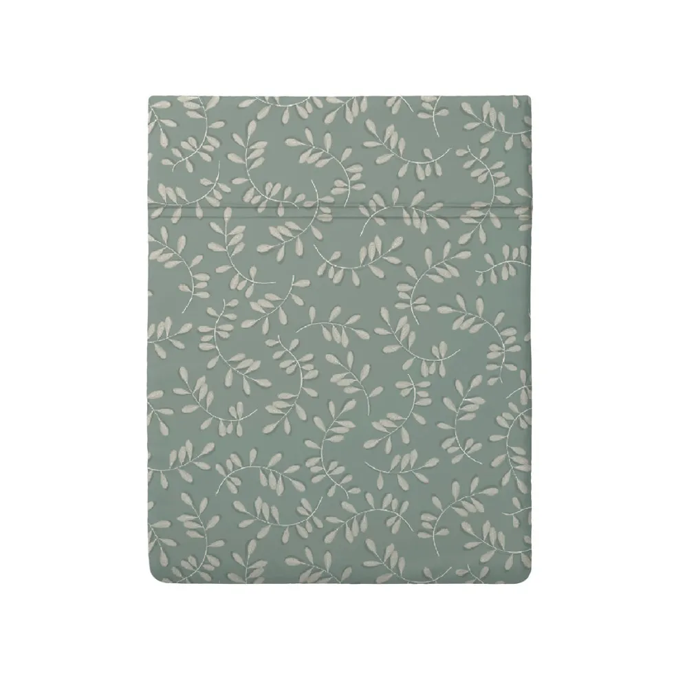 drap_plat_satin_de_coton__0-71.webp Drap plat satin de coton - Botanique Vert*CXLbyChristianLacroix Clearance
