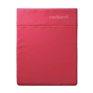 Drap plat satin de coton Uni Rouge*Cacharel Sale