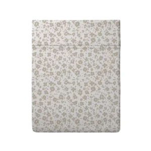 Drap plat satin de coton - Les Yeux de Suzanne Blanc/taupe*Ines by Ines de la Fressange Hot