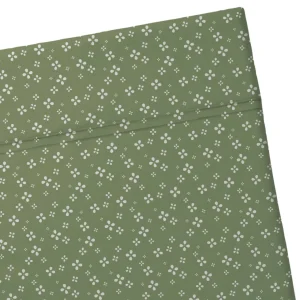Drap plat satin de coton - Mirabelle Vert*Ines by Ines de la Fressange Clearance