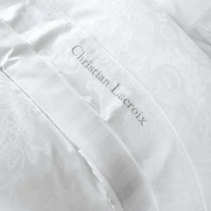 Drap plat satin de coton - tissé Jacquard - rayures blanc*CXLbyChristianLacroix Fashion