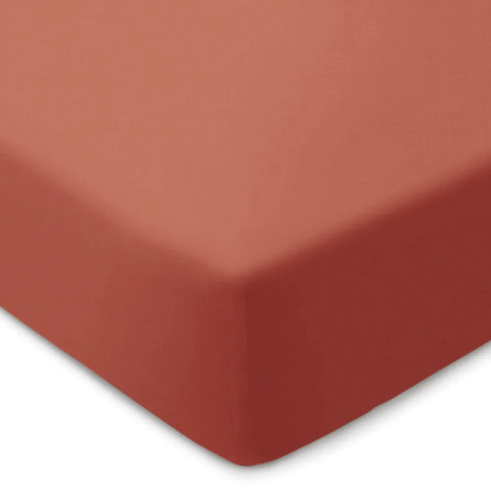 draphousse_coton_lav__ora_1.webp Drap-housse coton lavé - Orange*Chevignon New