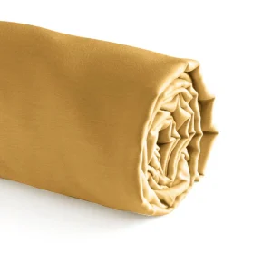 Drap-housse satin de coton - Uni Jaune*Cacharel New