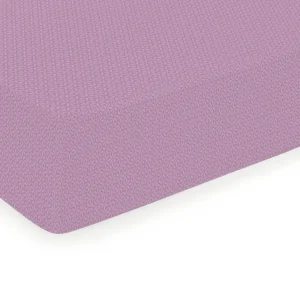 Drap-housse satin de coton - Marie fleurs Violet*Cacharel Online
