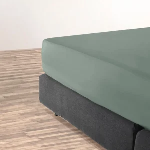 Drap-housse satin de coton - Uni Vert*CXLbyChristianLacroix Discount