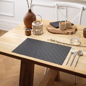 Ensemble de 2 sets de table - Lila Noir*Cacharel Best