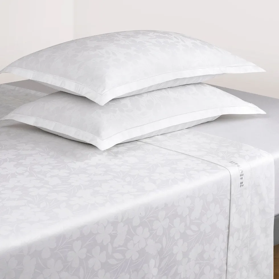 ensemble_de_draps__drapho_1-11.webp Ensemble de draps : drap-housse, drap plat, taie(s) d'oreiller en satin de coton - tissé Jacquard - Petit Chênes blanc*Rodier Best