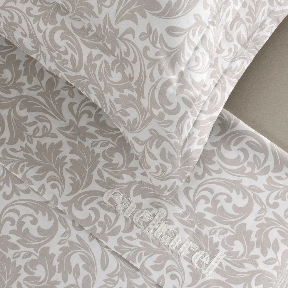 ensemble_de_draps__drapho_2-13.webp Ensemble de draps : drap-housse, drap plat, taie(s) d'oreiller en satin de coton - Romanesque Taupe*Cacharel Sale