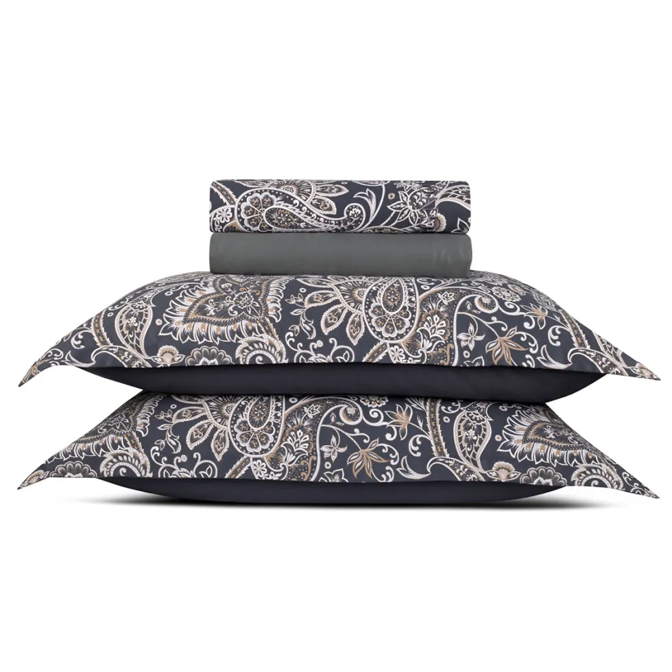 ensemble_de_draps_satin_d_0-8.webp Ensemble de draps satin de coton - Paisley Gris / Taupe*Chevignon Clearance