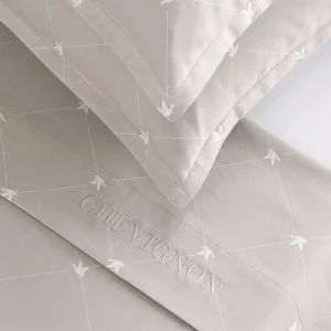 Ensemble de draps satin de coton - Canards Taupe*Chevignon Fashion