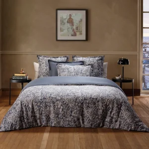 Ensemble de draps satin de coton - Paisley Gris / Taupe*Chevignon Clearance