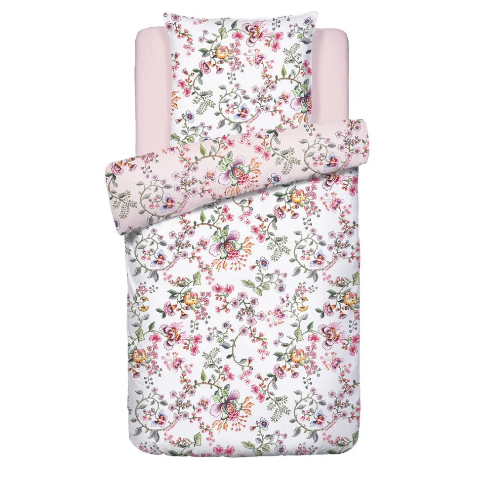 housse_de_couette__taies__0-180.webp Housse de couette + taie(s) satin de coton - Jardin Secret Blanc / Rose Blush*Cacharel Discount