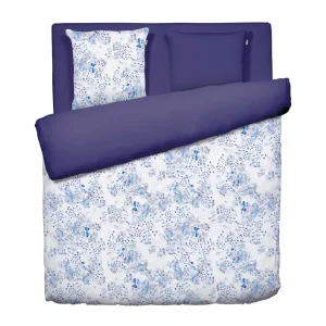 Housse de couette percale coton + 2 taies 240 x 220 cm - Frisson*Cacharel New