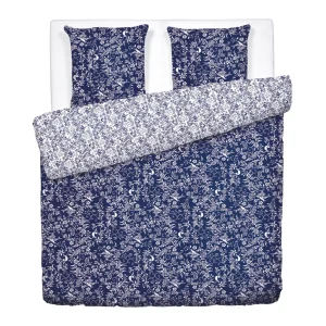 Housse de couette satin de coton - Birds Bleu*Cacharel Outlet