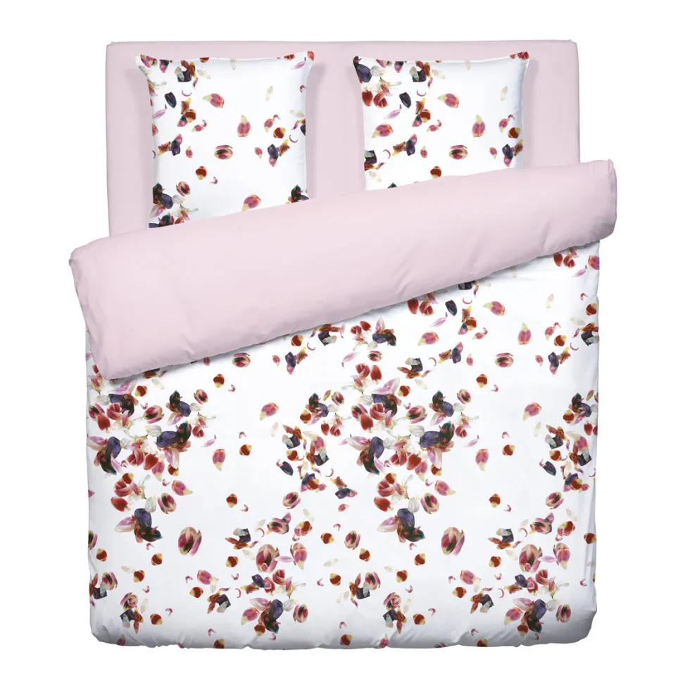 housses_de_couette__taies_1.webp Housse(s) de couette + taie(s) satin de coton - Aurore Blanc / Rose clair*Cacharel Sale