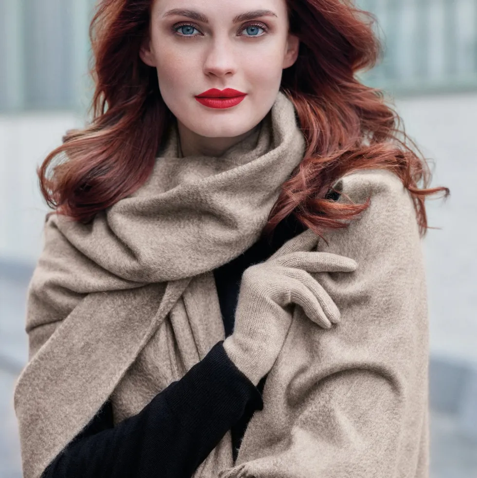 long_scarf_cashmere__taup_1.webp Long scarf cashmere - taupe*CXLbyChristianLacroix Online