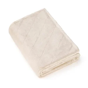 Maxi plaid/couvre-lit dessin : Diamond Taupe - 180 x 220 cm*Maison Héritage Sale