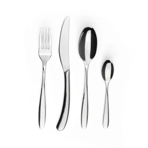 Ménagère de 24 pièces pour 6 personnes en inox brillant*Brandt Best