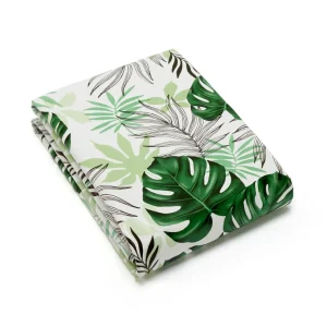 Nappe enduite anti-tache - Pause exotique Blanc*Cacharel Hot