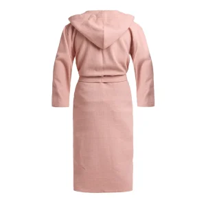 Peignoir avec capuche - Nid d'abeille Rose*Maison Héritage Online