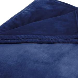 Plaid en polaire ultra doux et gonflant - Bleu - 180 x 220 cm*Ines by Ines de la Fressange Best