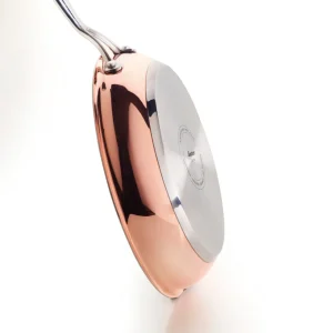 Poêle Cuivrinox en acier inoxydable triply - Cuivre*Sauter Discount