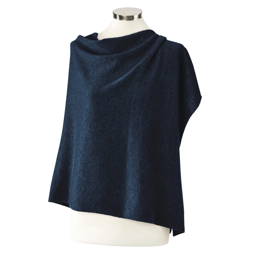 poncho_cachemire__bleu_ma_1.webp Poncho cachemire - Bleu marine*CXLbyChristianLacroix Fashion