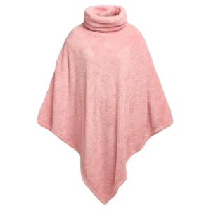 Poncho en polaire ultra doux et confortable - Rose clair*Maison Héritage Outlet