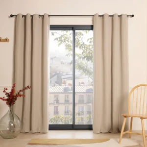 Rideau obscurcissant à œillets - Prague Taupe*Maison Héritage New