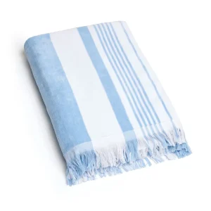Serviette de plage Jamaïque Bleu clair - 100 x 180 cm*Maison Héritage Online
