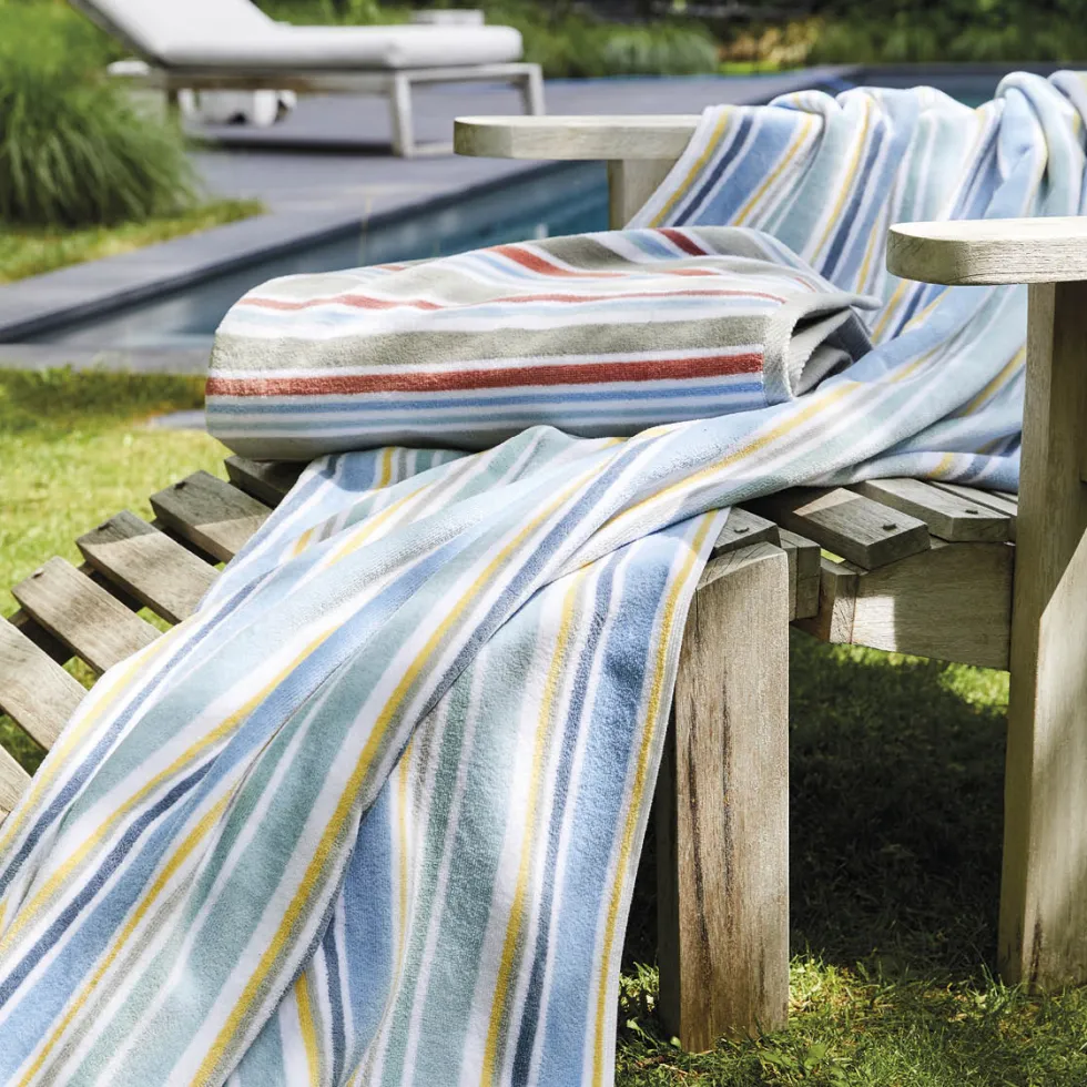 serviette_de_plage_majorq_1.webp Serviette de plage Majorque Multicouleur jaune - 100 x 180 cm*Ines by Ines de la Fressange Outlet