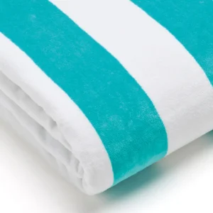 Serviette de plage Maël Turquoise - 90 x 180 cm*Maison Héritage Clearance