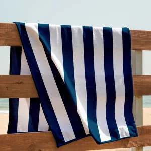 Serviette de plage Selena Bleu foncé - 90 x 180 cm*Ines by Ines de la Fressange Hot