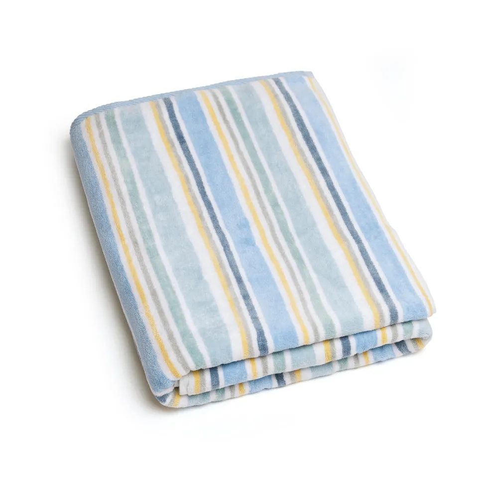 serviette_de_plage_sicile_0.webp Serviette de plage Sicile Multicouleur jaune - 100 x 180 cm*Cacharel Outlet